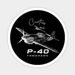 Curtiss P-40 Tomahawk Magnet